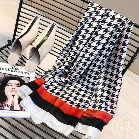 Women Satin Silky Long Scarf/Shawl Body Wrap - Picture 2 of 5